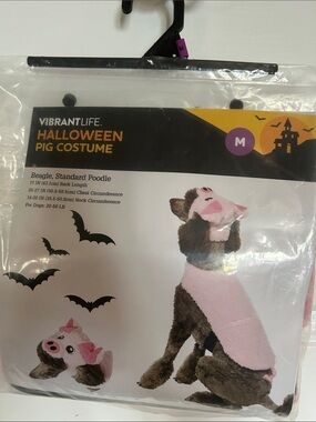 Vibrant Pink Pig Dog Halloween Costume